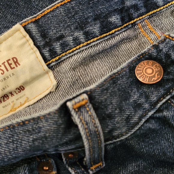 Men's Hollister Button Fly Jeans 29x30 - Picture 2 of 3